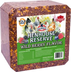 Kalmbach Feeds Henhouse Reserve Wild Berry Flavored Treat Block for Chickens, 20-lb block