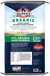 Kalmbach Feeds Organic 17% Layer Crumbles Chicken Feed, 35-lb bag slide 2 of 7