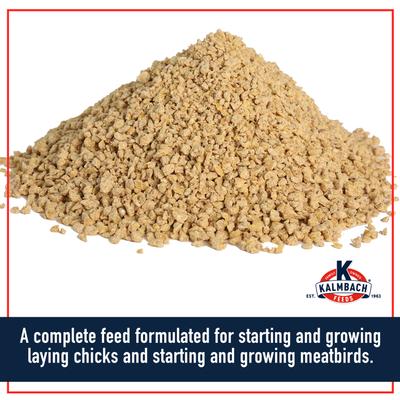 Show full view: Kalmbach Feeds Organic 20% Protein Starter Grower Crumbles Poultry Feed, 35-lb bag slide 4 of 7