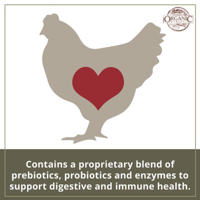 Show full view: Kalmbach Feeds Organic Harvest 17% Protein Layer Crumbles Chicken Feed, 25-lb bag slide 4 of 8