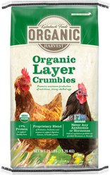 Kalmbach Feeds Organic Harvest 17% Protein Layer Pellets Chicken Feed, 25-lb bag