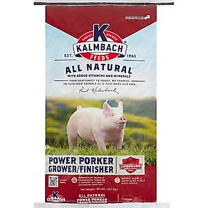 Kalmbach Feeds Power Porker Grower & Finisher Pig Feed, 50-lb bag