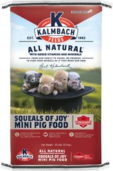 Kalmbach Feeds Squeals of Joy Mini Pig Feed, 25-lb bag