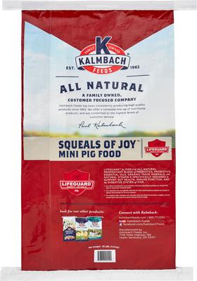 Show full view: Kalmbach Feeds Squeals of Joy Mini Pig Feed, 25-lb bag slide 2 of 10