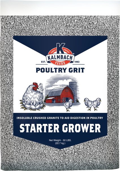 Kalmbach Feeds Starter/Grower Grit Crumble Chicken Feed, 50-lb bag