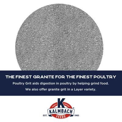 Show full view: Kalmbach Feeds Starter/Grower Grit Crumble Chicken Feed, 50-lb bag slide 4 of 5