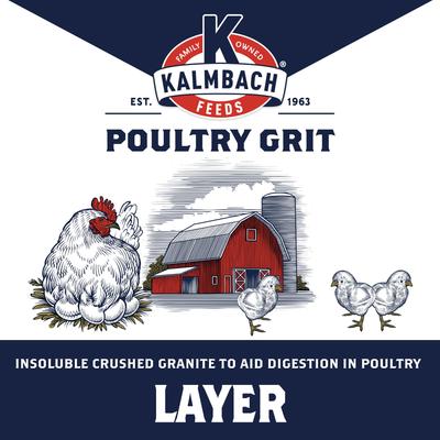 Show full view: Kalmbach Feeds two Layer Grit Crumble Chicken Feed, 50-lb bag slide 3 of 5