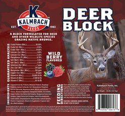 Kalmbach Feeds Wild Berry Flavored Deer Block, 30-lb block slide 2 of 4
