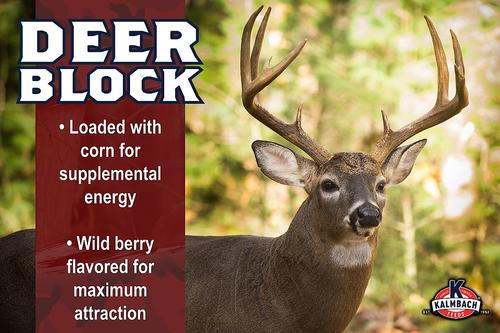 Show full view: Kalmbach Feeds Wild Berry Flavored Deer Block, 30-lb block slide 4 of 5