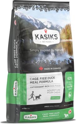 Show full view: KASIKS Cage Free Duck Meal Formula Grain-Free Dry Dog Food, 25-lb bag slide 3 of 4