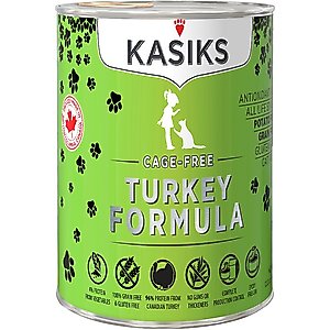 KASIKS Cage-Free Turkey Formula Grain-Free Canned Cat Food, 12.2-oz, case of 12