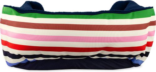 Show full view: Kate Spade New York Adventure Stripe Bolster Dog Bed with Removable Cover slide 2 of 2