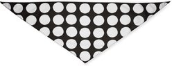 Kate Spade New York Art Dot Dog Bandana, Black, Large