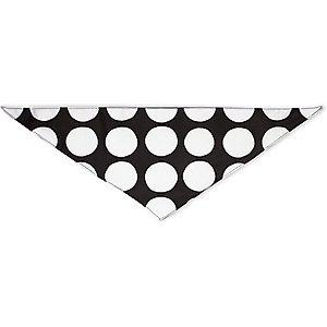 Kate Spade New York Art Dot Dog Bandana, Black, Small