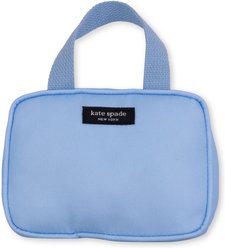 Kate Spade New York Handbag Squeaky Chew Plush Dog Toy, Citrine Blue