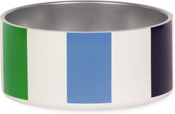 Kate Spade New York Non-Skid Stainless Steel Dog Bowl, Adventure Stripe, Large: 4-cup