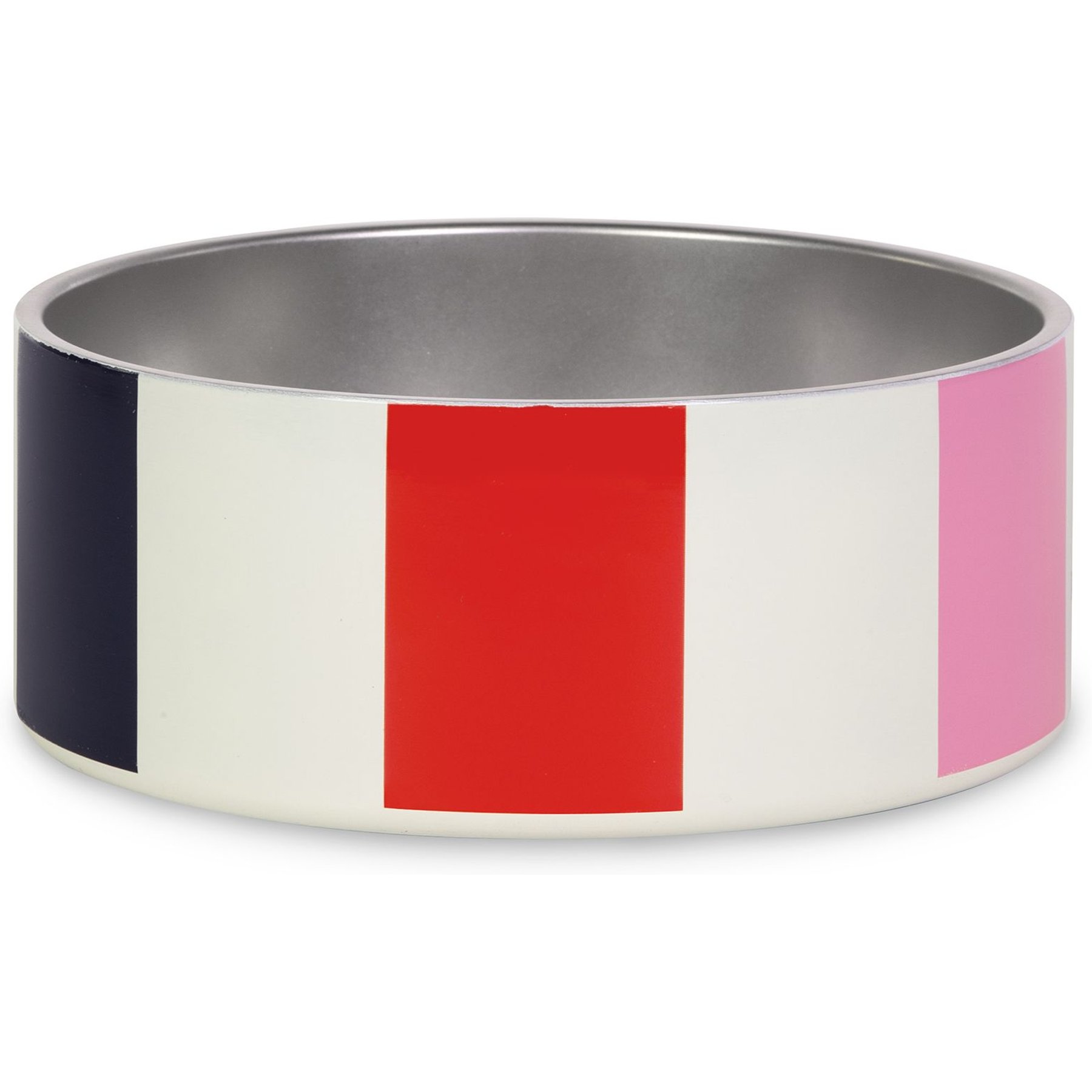 Kate Spade New York Non-Skid Stainless Steel Dog Bowl, Adventure Stripe, Small: 2-cup