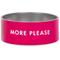 Show in main carousel: Kate Spade New York Non-Skid Stainless Steel Dog Bowl, More Please, Small: 2-cup slide 1 of 2