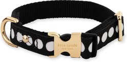 Kate Spade New York Polyester Dog Collar, Art Dot, Small/Medium: 11 to 15-in neck, 3/4-in wide