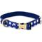 Show in main carousel: Kate Spade New York Polyester Dog Collar, Navy Gingham, Medium/Large: 15 to 24-in neck, 1-in wide slide 1 of 4