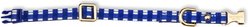 Kate Spade New York Polyester Dog Collar, Navy Gingham, X-Small: 8 to 11-in neck, 1/2-in wide slide 2 of 2