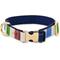 Show in main carousel: Kate Spade New York Polyester & Nylon Standard Dog Collar, Adventure Stripe, Small: 11 to 15-in neck, 3/4-in wide slide 1 of 3