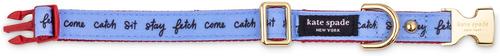 Show full view: Kate Spade New York Polyester Raining Dog & Cat Collar, Small: 11 to 15-in neck, 3/4-in wide slide 2 of 2