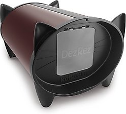 KatKabin DezRez Plastic Cat House, Chocolate Brown slide 1 of 2