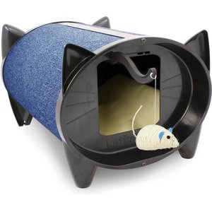 K&H Heated Thermo-Kitty Clubhouse - Cozy Leopard Print Cat Bed With Warmth - View #6