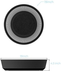 Katris Pre-Assembled Nest Scratcher Lounge Cat Bed, Black, Medium slide 2 of 8