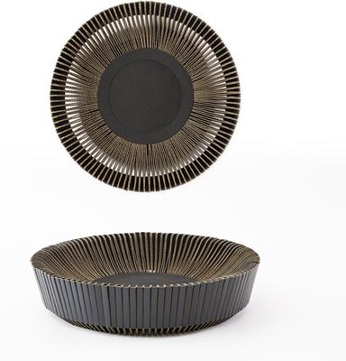 Show full view: Katris Pre-Assembled Nest Scratcher Lounge Cat Bed, Black, Medium slide 3 of 11