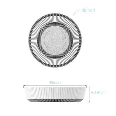 Show full view: Katris Pre-Assembled Nest Scratcher Lounge Cat Bed, White, Medium slide 3 of 12