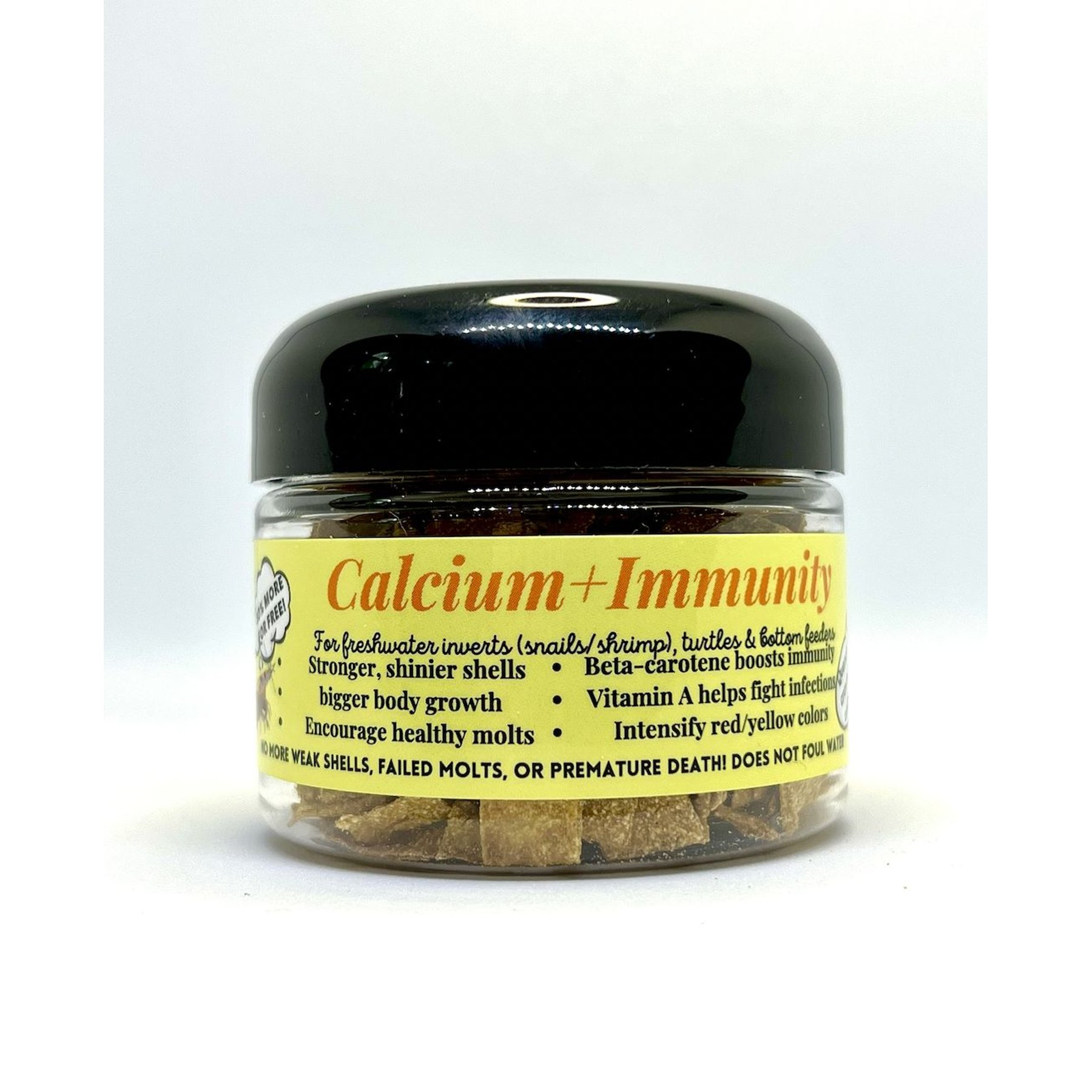 KatsAquatics Calcium + Immunity Tablets Fish, Shrimp & Snail Food, 1.7-oz jar