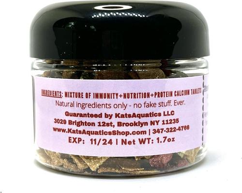 Show full view: KatsAquatics Limited Edition 3-in-1 Tablets Fish Food, 1.7-oz jar slide 2 of 5