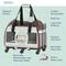 Show in main carousel: Katziela Bone Cruiser Pro Airline Approved Bag Dog & Cat Carrier, Gray & Red, 16-in slide 5 of 9