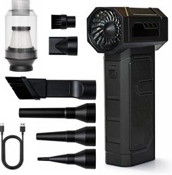 Katziela Cordless Powerful Dog & Cat Hair Remover Handheld Vacuum, Black, Medium