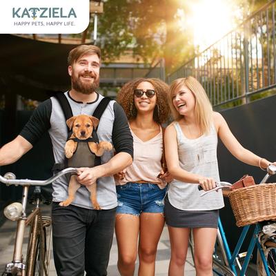 Show full view: Katziela Kangaroo Pouch Breathable Mesh Dog Carrier, Large slide 6 of 8