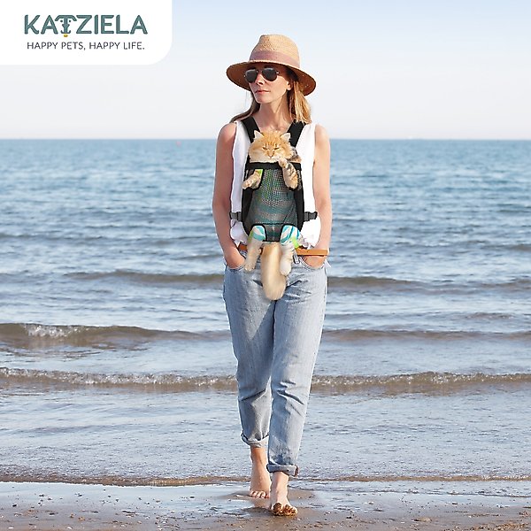 Show full view: Katziela Kangaroo Pouch Breathable Mesh Dog Carrier, Large slide 7 of 8