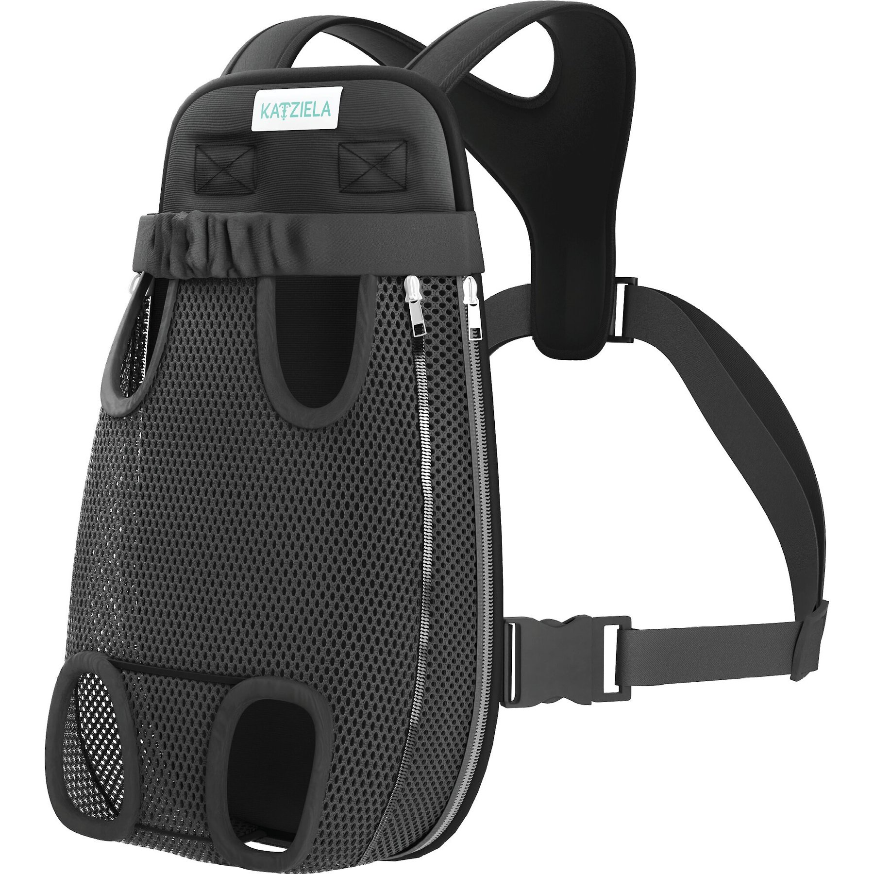 Katziela Kangaroo Pouch Breathable Mesh Dog Carrier, Medium