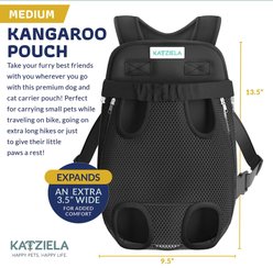 Katziela Kangaroo Pouch Breathable Mesh Dog Carrier, Medium slide 2 of 7