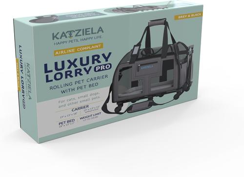 Show full view: Katziela Luxury Lorry Pro Airline Approved Bag Dog & Cat Carrier, Dark Gray, 16-in slide 9 of 10