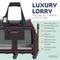 Show in main carousel: Katziela Luxury Lorry Pro Removable Wheels & Double Telescopic Handle Dog & Cat Carrier, Black & Red slide 4 of 9
