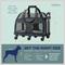 Show in main carousel: Katziela Luxury Rider Pro Removable Wheels & Double Telescopic Handle Airline-Approved Dog & Cat Carrier Bag, Black & Blue slide 2 of 7