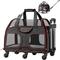 Show in main carousel: Katziela Luxury Rider Pro Removable Wheels & Double Telescopic Handle Airline-Approved Dog & Cat Carrier Bag, Black & Red slide 1 of 10