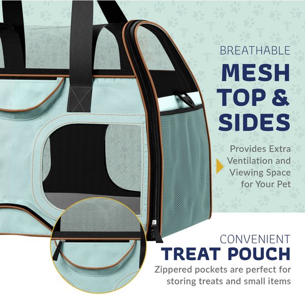 Katziela Luxury Rider Pro Removable Wheels & Double Telescopic Handle Airline-Approved Dog & Cat Carrier Bag