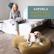 Show in main carousel: Katziela Paw Shaped Pillow Dog & Cat Bed, Blue, Medium: 30-in slide 6 of 7