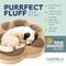 Show in main carousel: Katziela Paw Shaped Pillow Dog & Cat Bed, Coconut Brown, Medium: 30-in slide 3 of 6