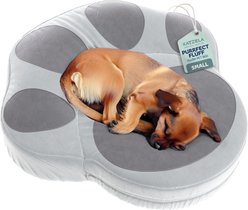 Katziela Paw Shaped Pillow Dog & Cat Bed, Gray, Small: 25-in