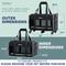 Show in main carousel: Katziela Quilitied Airline Approved Bag Dog & Cat Carrier, 16-in, Black slide 3 of 11