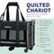 Show in main carousel: Katziela Quilitied Airline Approved Bag Dog & Cat Carrier, 16-in, Black slide 5 of 11